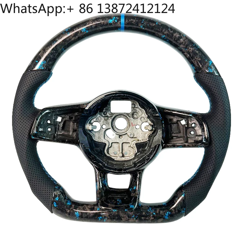 

Suitable for Golf GTI GTS R GLI GTD MK7 MK6MK5 7.5 Carbon Fiber Custom Sports Steering Wheel Popular Old Model Upgrade New Model