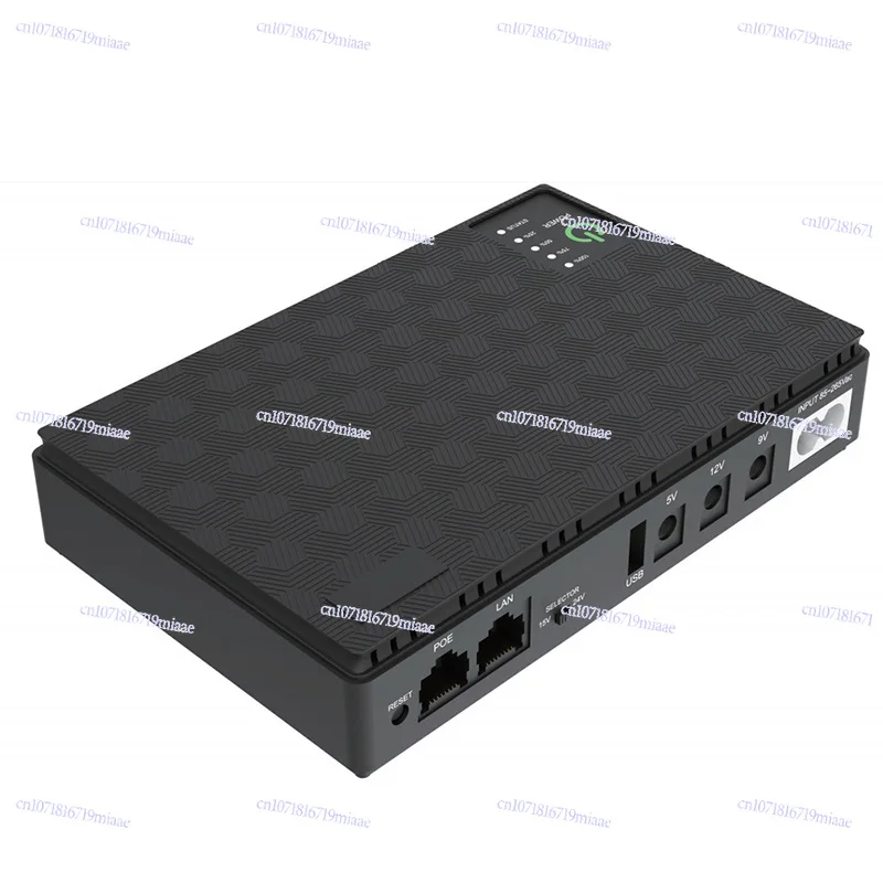 Mini Small Ups Uninterruptible Power Supply Mini 5V9V12V18W Light Cat Router DC DC Monitoring Battery Life