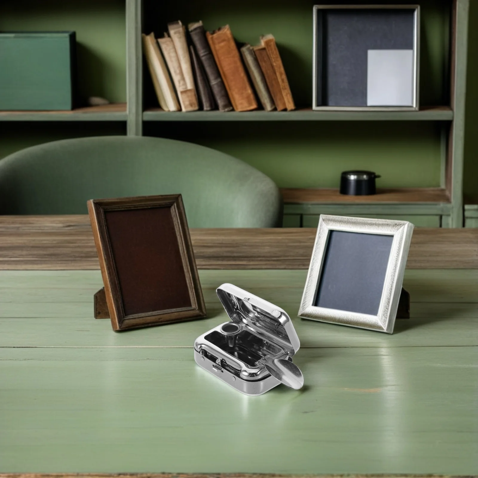 

Ash Tray Outdoors Ashtray with Lid Mini Compact Portable Car Trays Cigar Ashtrays for