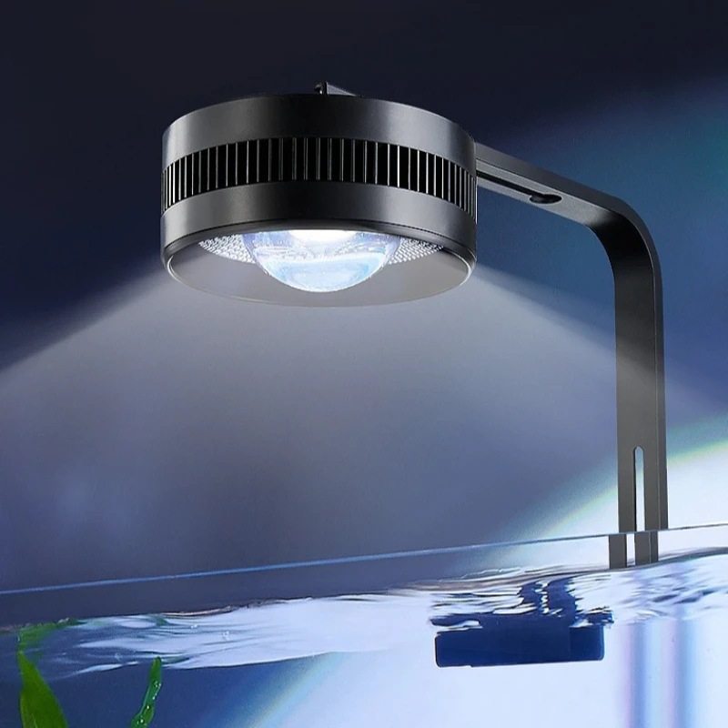 Aquarium LED Light Full Spectrum Metal Aquatic Plants Lamp Adjustable Waterproof Fish Tank Downlight Fishbowl Lighting Decor