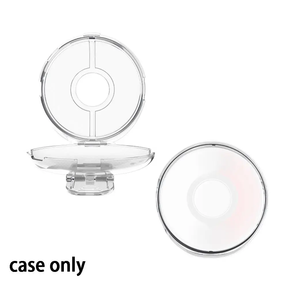 Suitable For Pokemon GO Plus+Pok É Mon Ball Portable PC Protection Hard Case Transparent Protective Case And Portable Clip Q9J1