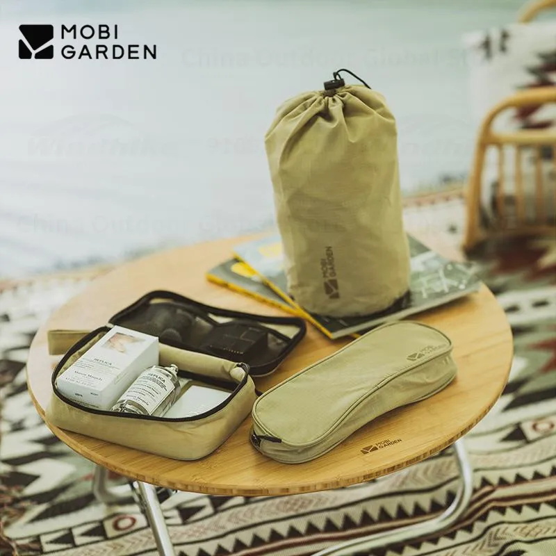 MOBI GARDEN Set Tas Cuci Tiga/Lima Buah Set Pakaian Dalam Bisnis Perjalanan Luar Ruangan Tas Penyimpanan Koper Tas Makeup Portabel