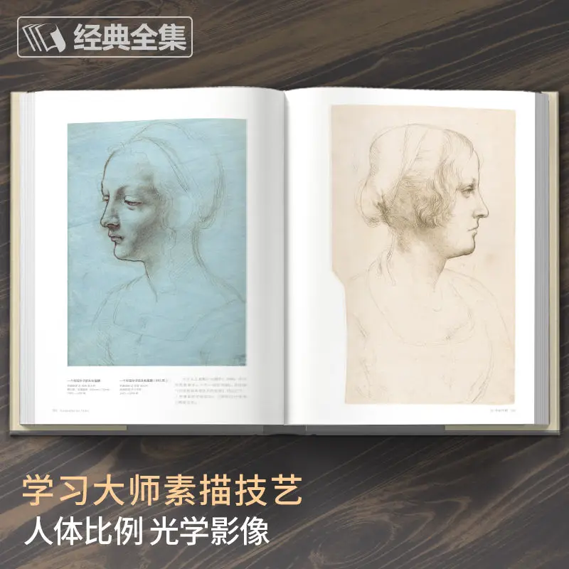 Renaissance Figuur Hardcover Da Vinci Manuscripten Collection Schets Menselijk Lichaam Anatomie Schilderen Gratis Verzending