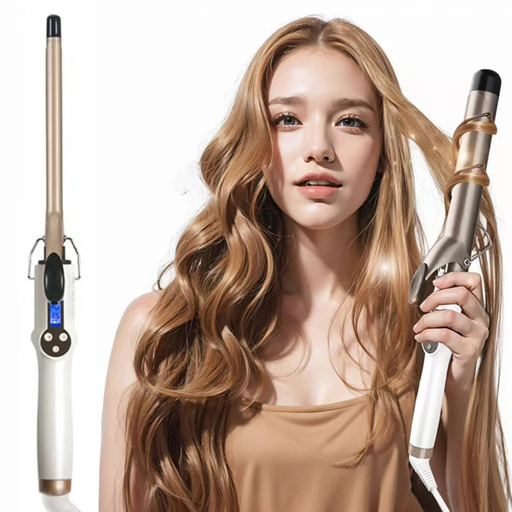 

Water Wave Curls LCD Hair Curling Wand Electric Heating Hair Crimper Hair straightener Hair Iron Salon Curler Curling Tongs