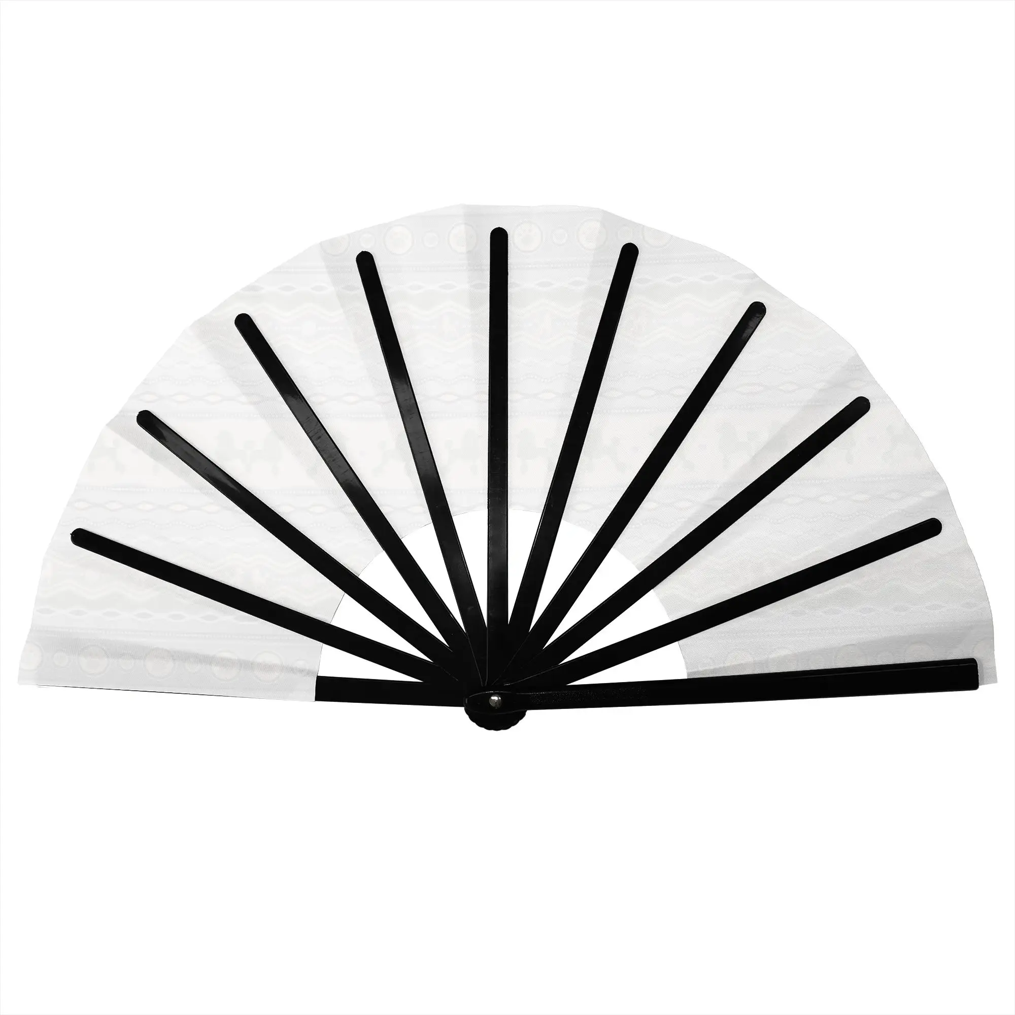 Custom Pet Dog Poodle Love Promotional Gift Hand Fan Wedding  Durable Folding Fans Unique Bulk Pack Fan