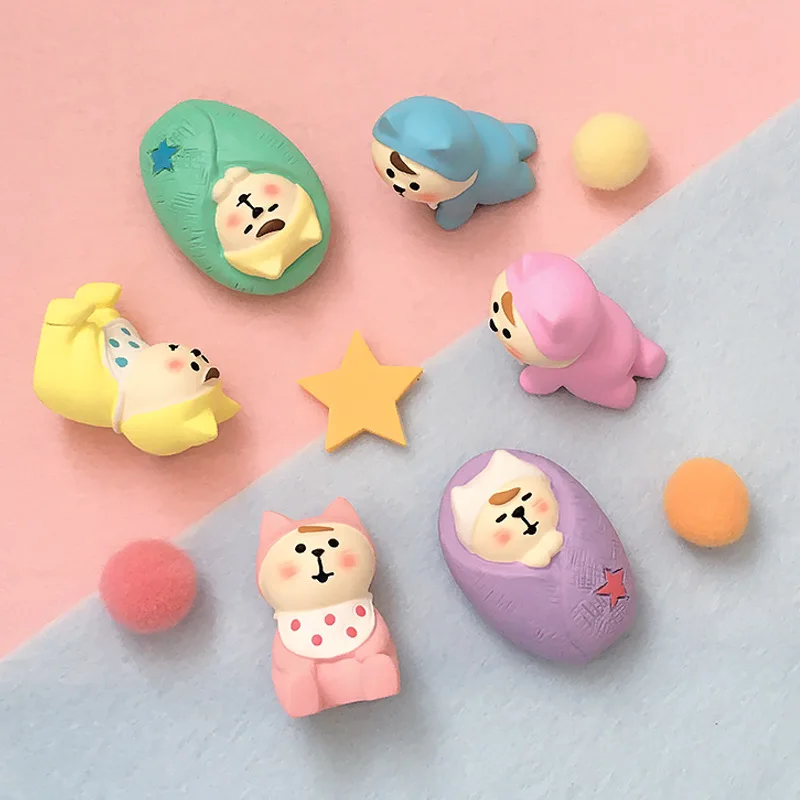 Wedding Valentine Decoration Gift Micro-scenario Potted Cake Baby Car Decoration Ins Resin Crafts Small Ornaments