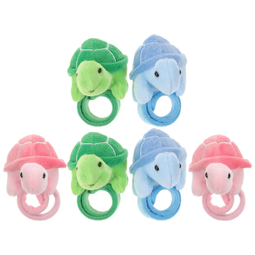 

6Pcs Exquisite Animal Slap Wrist Bracelets Compact Lightweight Gentle Touch Party Supplies Slap Bands for Kids Adults Decor