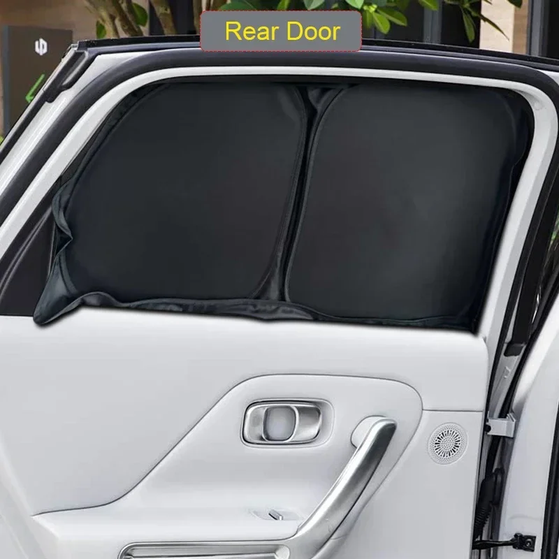 For LEAPMOTOR B01 2025-Present Car Black Window Privacy Sunshade Auto Anti-UV Heat Insulation Protect Cover Interior Accessory