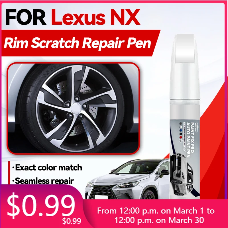 Car Accessories For Lexus NX NX200 NX300 NX 450 2014-2025 AG10 AZ20 Paint Repair Pen Touch Up Scratch Remover DIY Auto