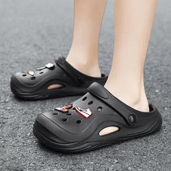 New children's slippers Boys summer garden shoes non-slip indoor soft soled beach sandals for children and students