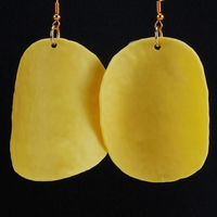 10pcs 3D Potato Fried Chips Resin Food Charms Funny Pendants for Jewelry Making Supplies Diy Keychain Large Earrings Findings