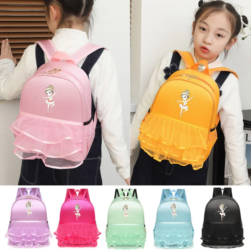 New Waterproof Kindergarten Children‘s’ Dance Bags Girl Ballet Latin Bag Backpack Training Class Dance School Bag Dance Backpack