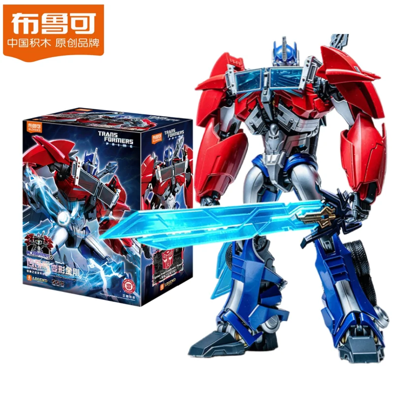 

New Blokees Transformers:Prime Optimus Prime Legend Edition Series Action Figure Desktop Decoration Model Collectible Toy Gift