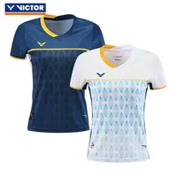 Victor new T-shirt top for men and women sports badminton wear quick drying short sleeve breathable running sportswear men