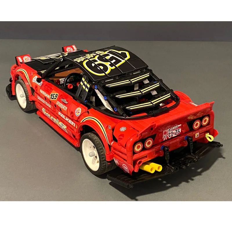 MOC-72415 180SX Tracking Attack Racing Splicing Assembly Building Block Model • 1331 Parts Building Block Boy Birthday Toy Gift