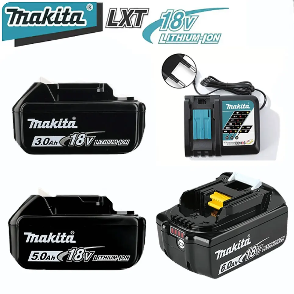 

6000mAh 18V Makita 100% original lithium-ion battery DC18RF BL1860 BL1830 BL1450BL1440 DC18RC charging tool battery 6.0Ah