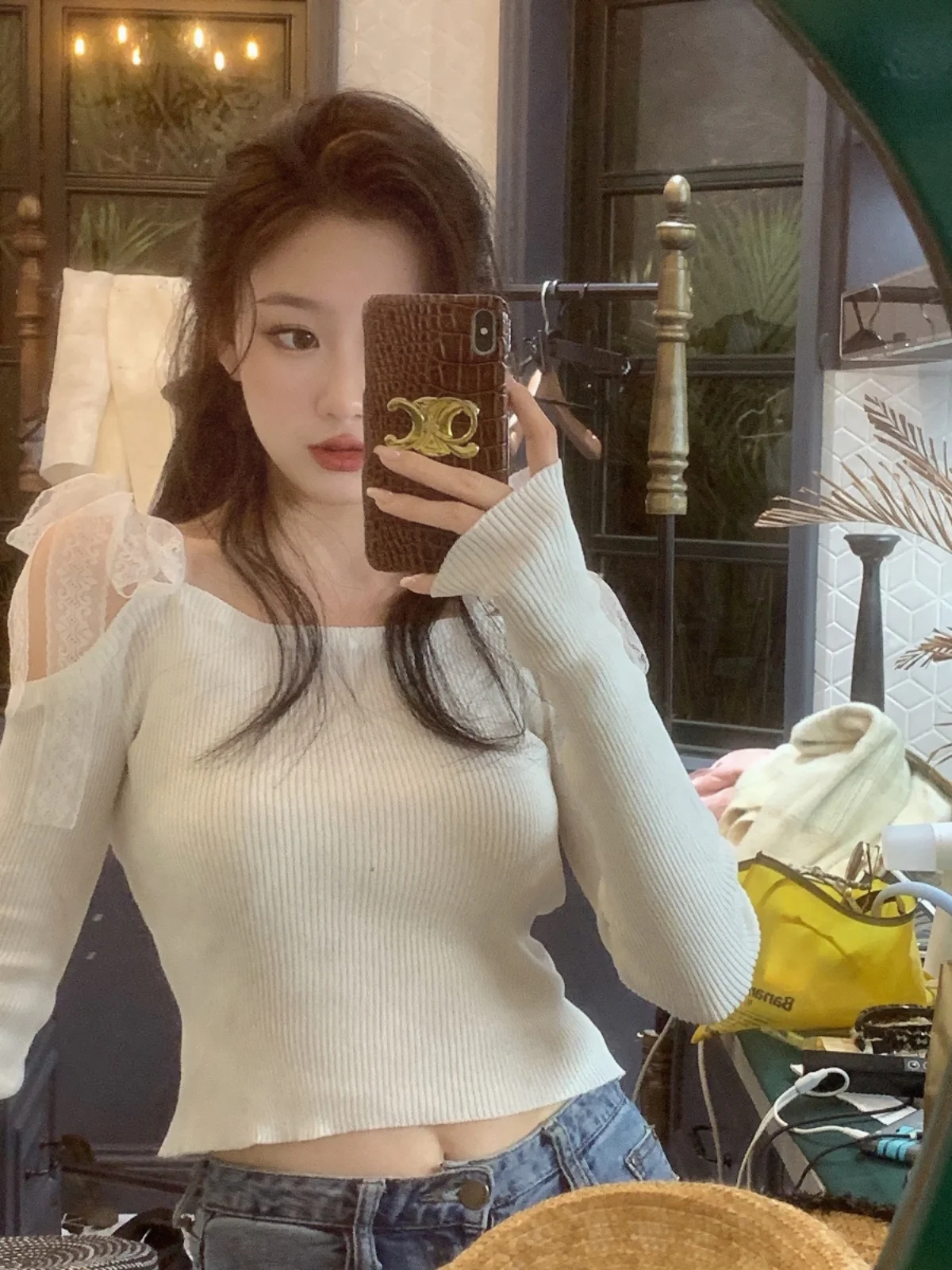 

Sweaters Jumpers Pullovers Womens Winter Clothes Lyocell Fitness Solid Semi-Fitting BF Y2K Business Meeting Geometric Modern Ins