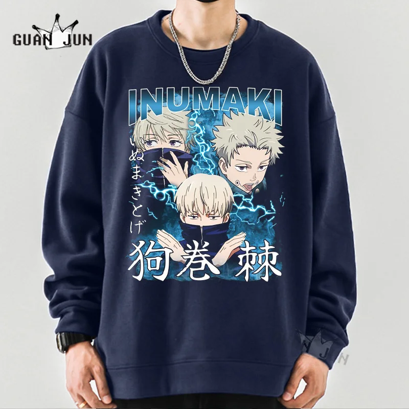 Toge Inumaki Jujutsu Kaisen Sweatshirt Manga Men's Hoodie Long Sleeve Anime Hoodies Streetwear Pullover Women and Men Clothing