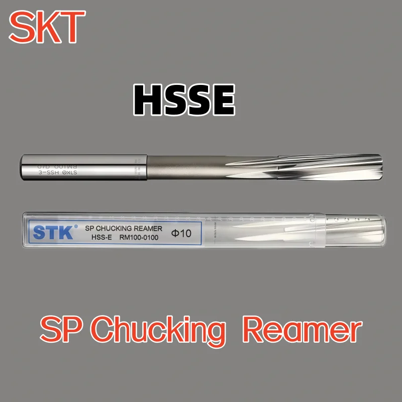 

STK 1pcs Japan HSS-E H7 SP Chucking Reamer Square Head Reamer 3mm-18mm RM100 for Machine