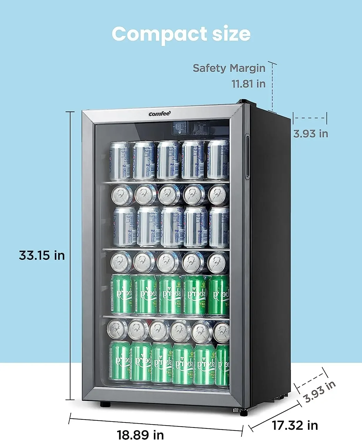 Beverage Refrigerator, 115 Cans