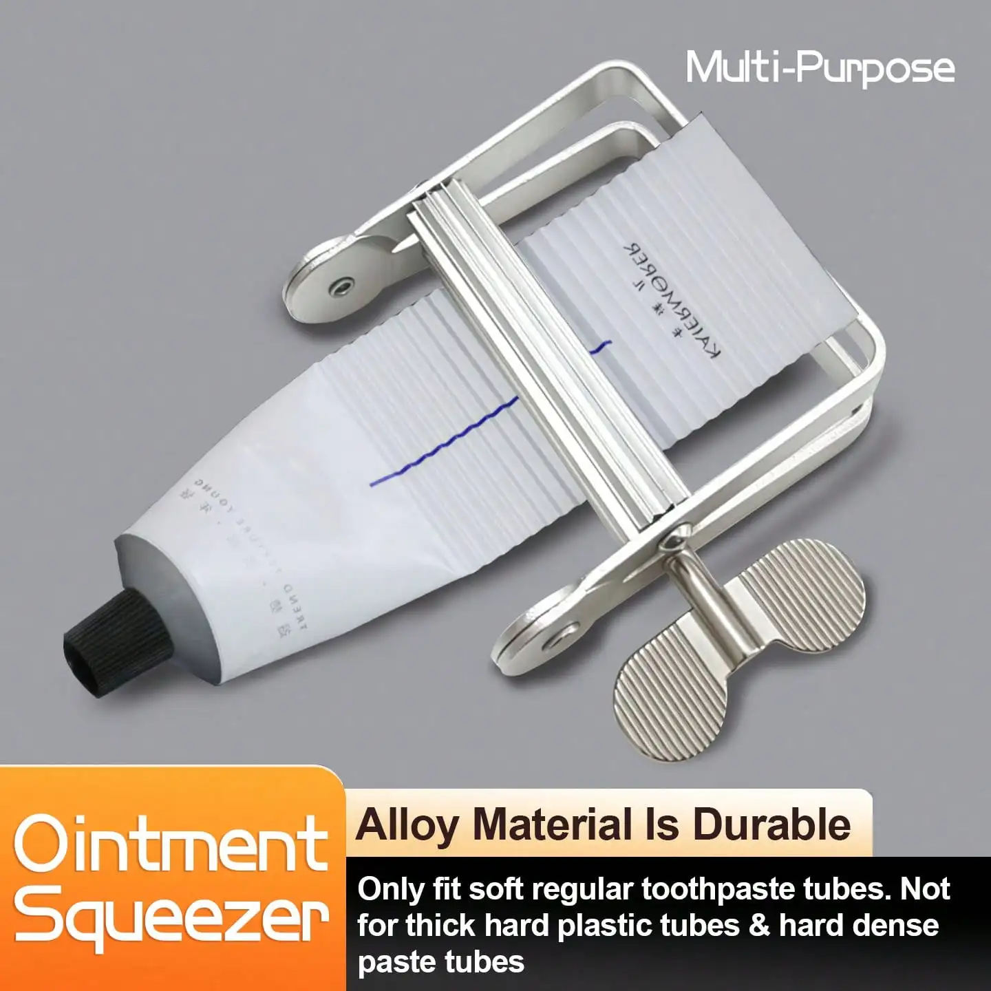

1pc Paint/Toothpaste Squeezer, Suitable For Squeezing Fluid Paints And Toothpastes, This Labor-Saving Paint/Toothpaste Squeezer Can Prevent Waste And Save You Money (Squeezer Only, No Other Accessories Included).