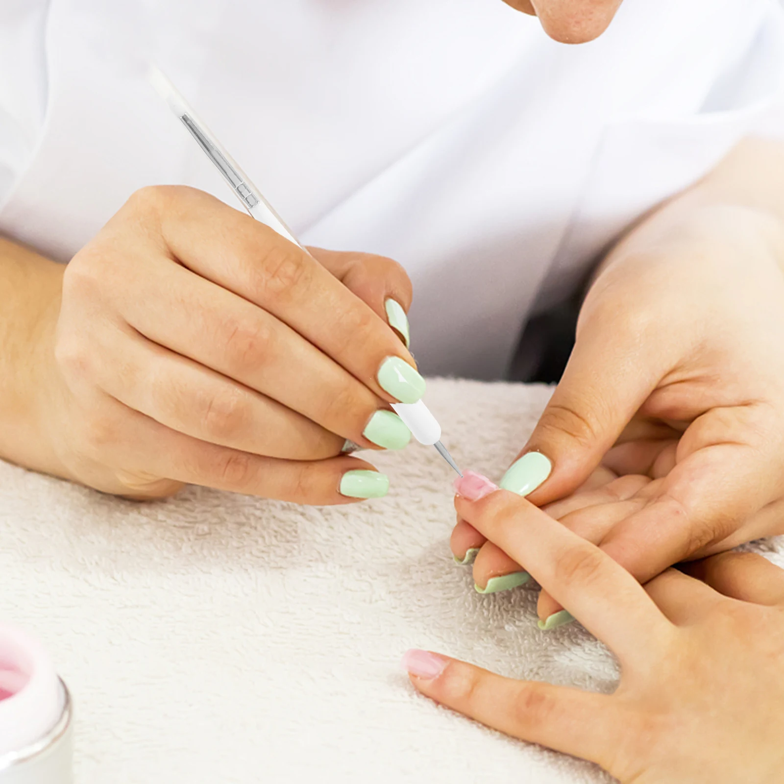 

6 PCS Nail Brush for Thread Pen Painting Tools Art Dual Purpose Liner Kit Drill