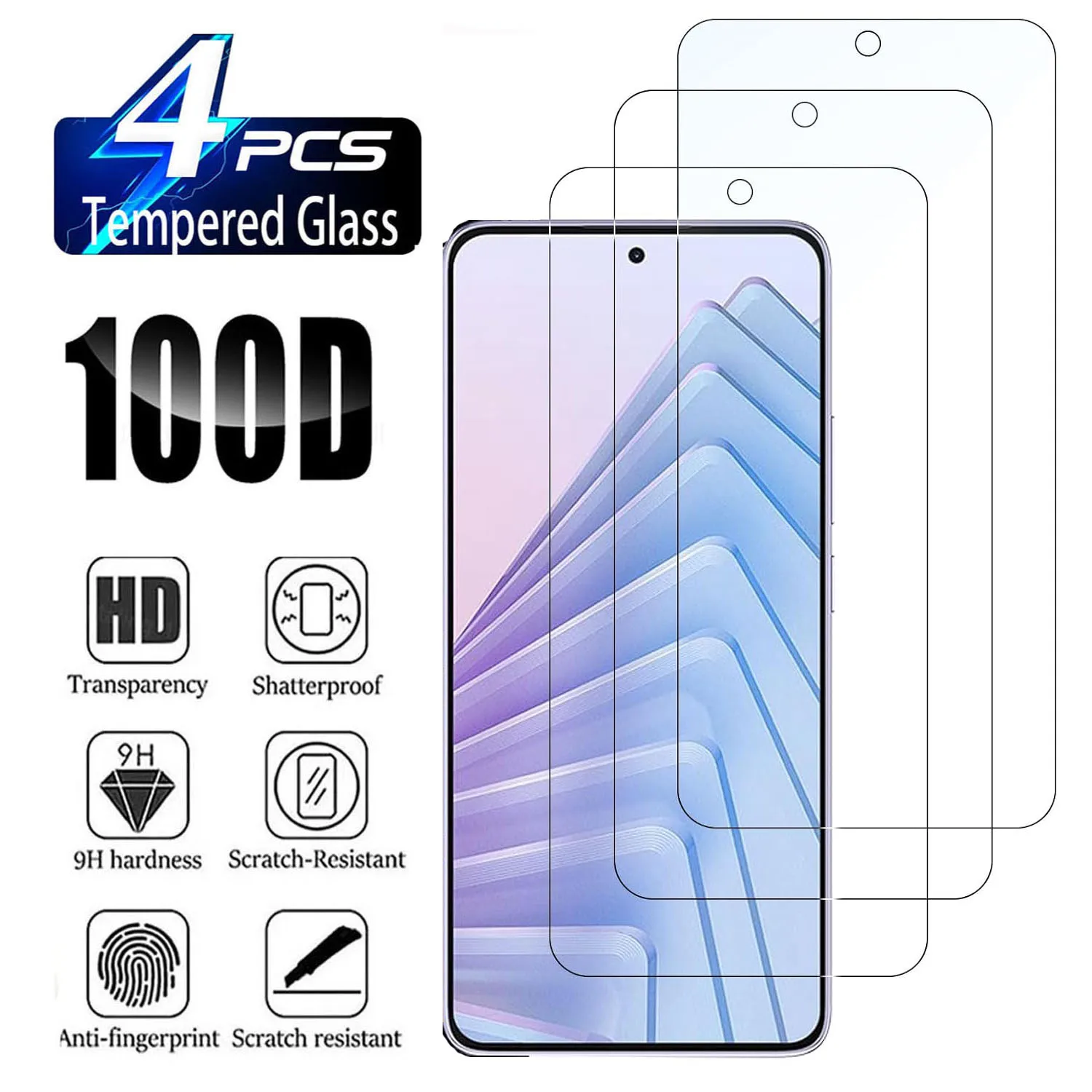 

For Xiaomi Redmi Note 14 4G/5G/14S HD Tempered Glass Film