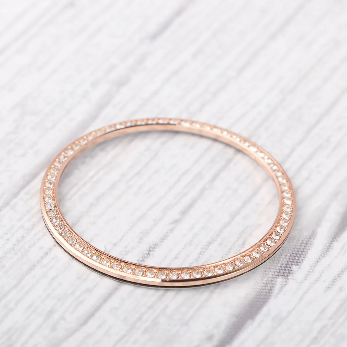 Electronic Accessory -mounted Alloy Bezel Rose Gold Compatible 46MM Smart Scratch Collision