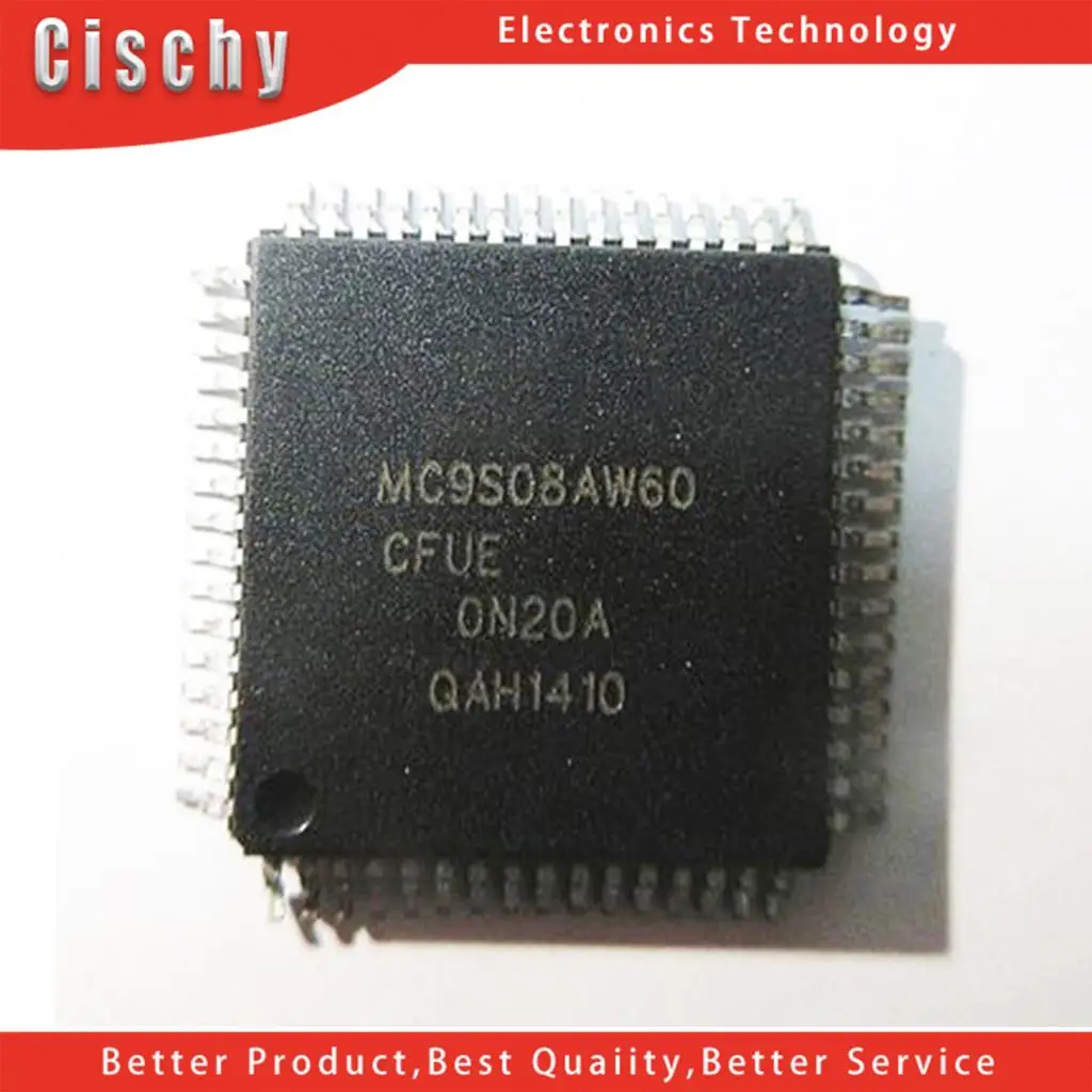 1PCS/lot MC9S08AW60CFUE QFP-64 MC9S08AW60 QFP64 QFP In Stock