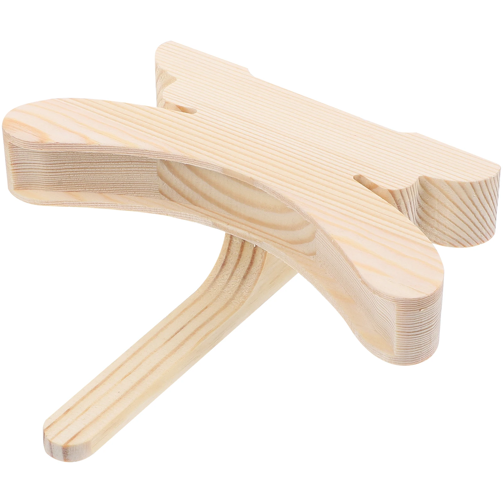 

Wooden Display Stand for Tea Cake Rack Plate Holder Craft Decor Home Storage Elegant Curve
