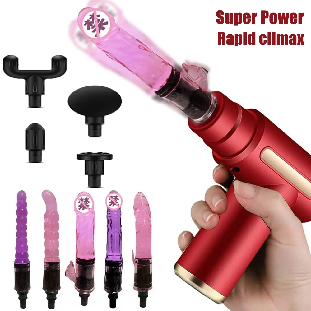 LED Massage Gun Vibrator Sex toys for Women Automatic Sex Machine Clitoral stimulation Sexy toys for Couples Dildo Vibrator 18