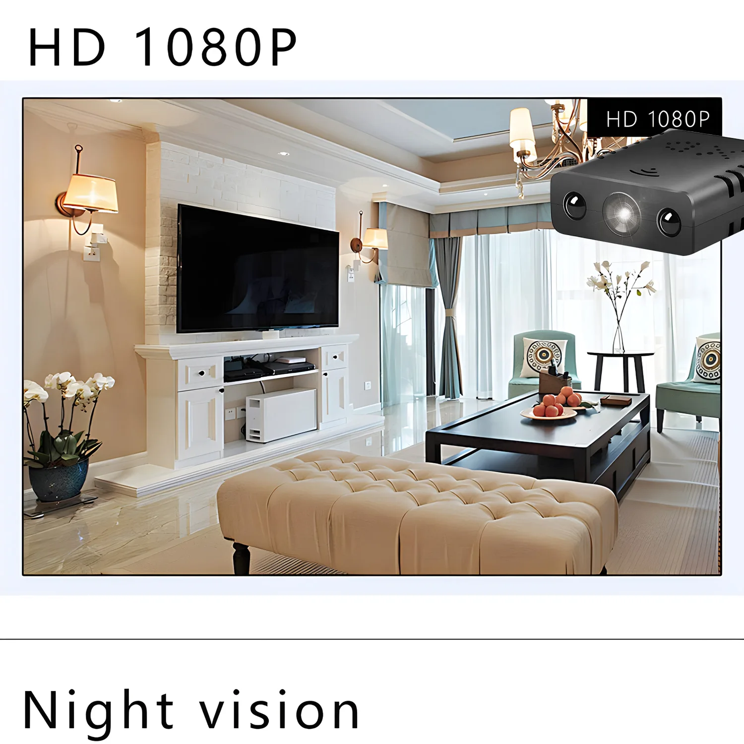 XD Mini Wifi Camera 1080P HD Voice APP Real-time Cam Wire Camera Anti-theft IP Camera Video Smart Home Security Indoor