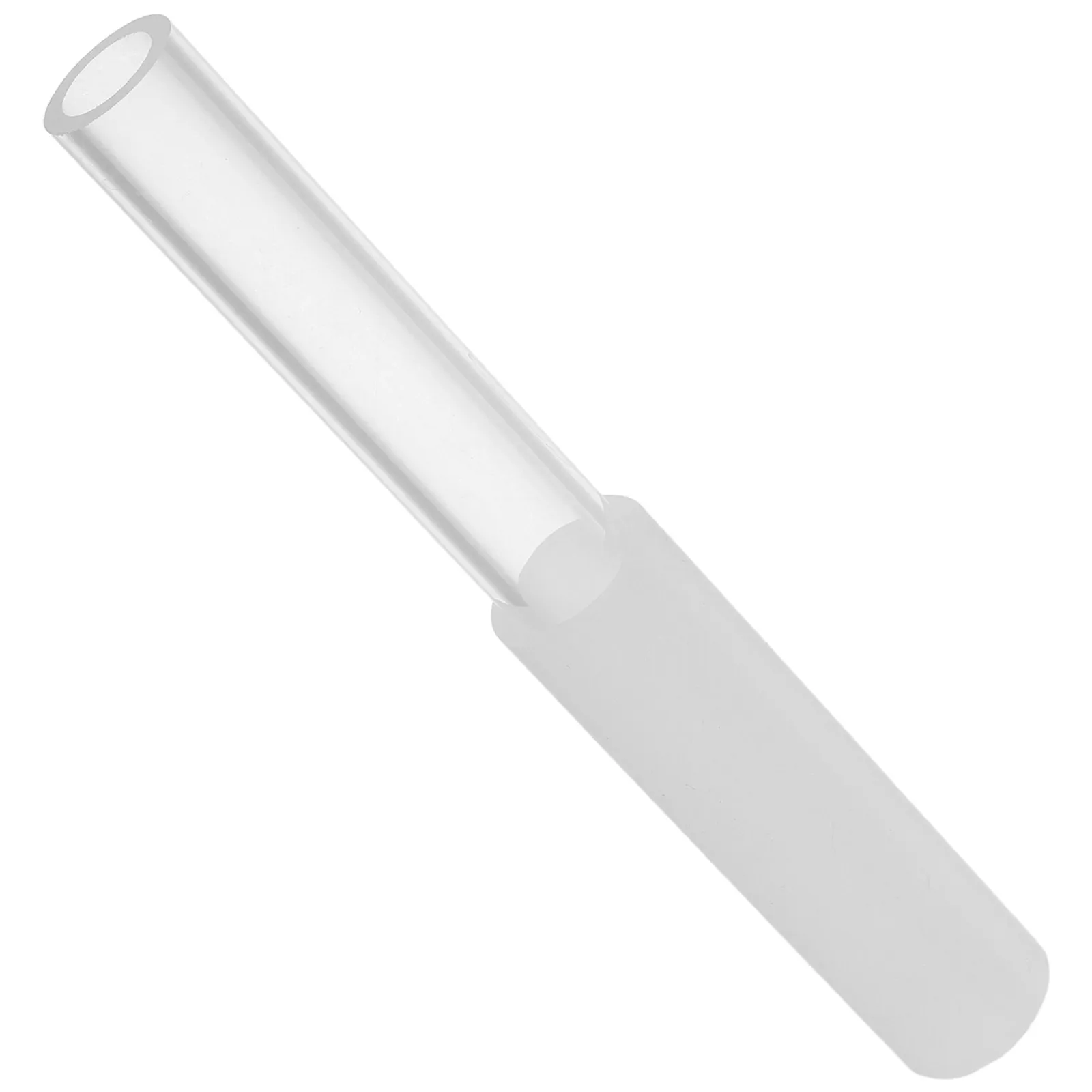 Mallette à bol sonore en acrylique creux avec revêtement extérieur en caoutchouc à friction améliorée pour la thérapie sonore, la pleine conscience et le chant