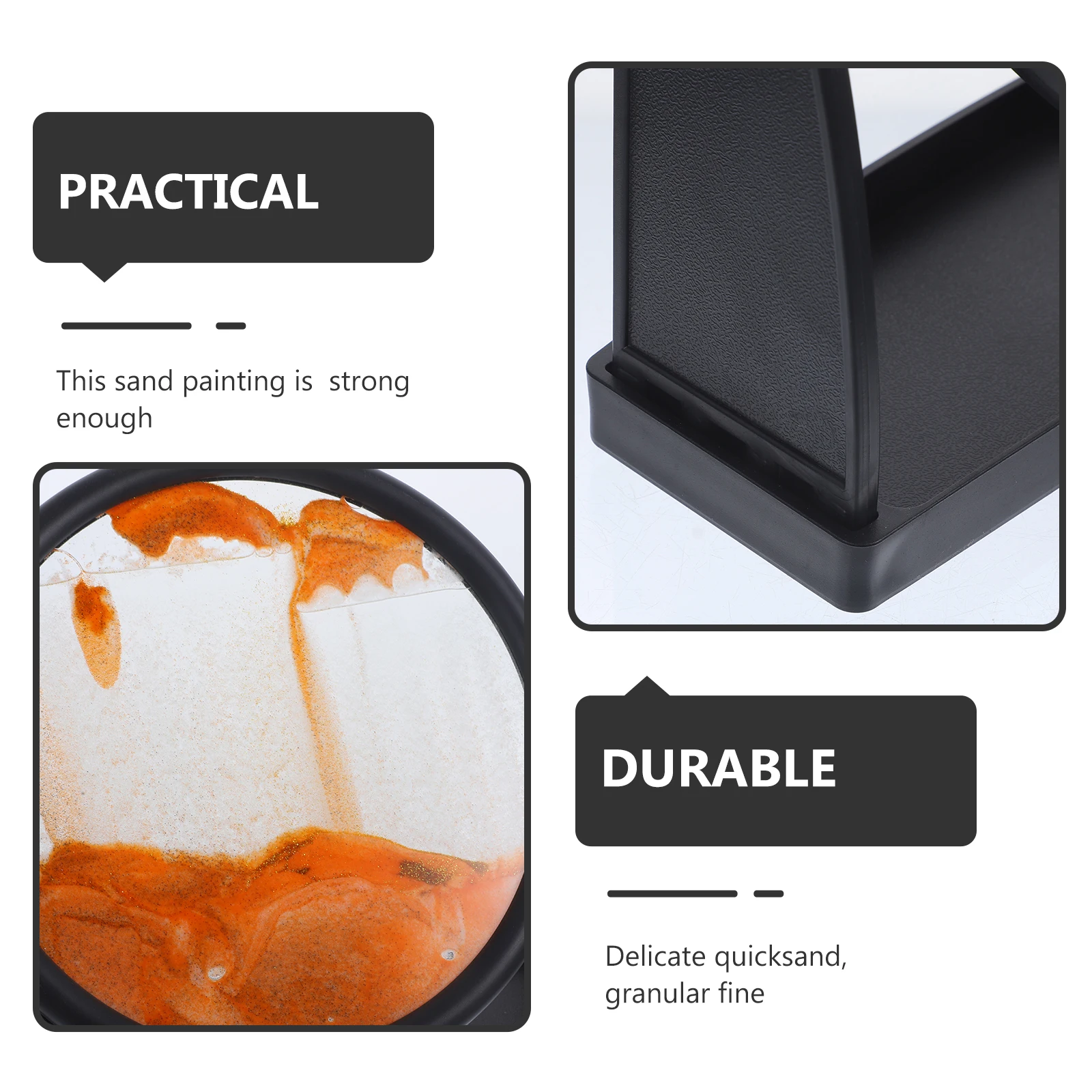 

Декоративные зыбучие пески, украшения для дисплея, песочные часы, настольные игрушки, светодиодные рождественские игрушки