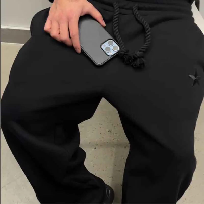 

Свободные прямые повседневные брюки в стиле стритвир с принтом в стиле хип-хоп, удобные спортивные брюки, молодежная мода, осенний сезон