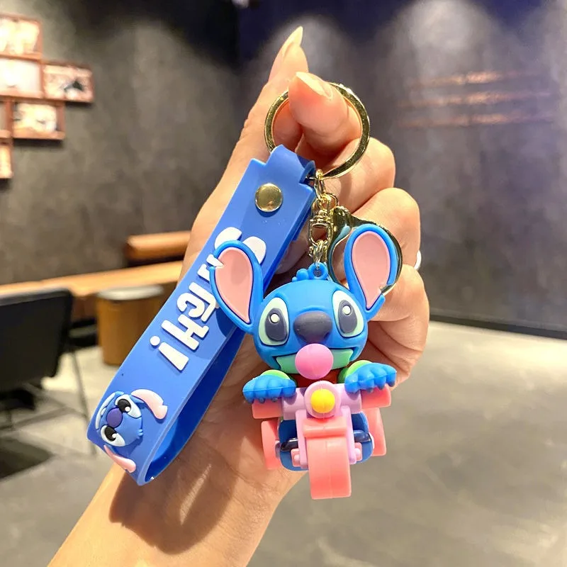 Nuevo Llavero de Stitch, Llavero de Anime, Llavero de Dibujos Animados de Lilo y Stitch, Adorno de Muñeco Lindo, Colgante para Llavero, Juguetes y Regalos para Niños