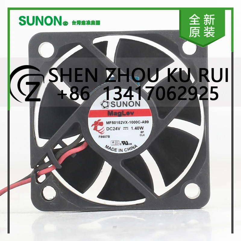 

Новый вентилятор Sunon 5 В 12 В 48 В постоянного тока 24 В 1,40 Вт AC EC 5015 50X50X15MM 5 см, тихий высокоскоростной инверторный 2-проводной вентилятор MF50152VX-1000C-A99