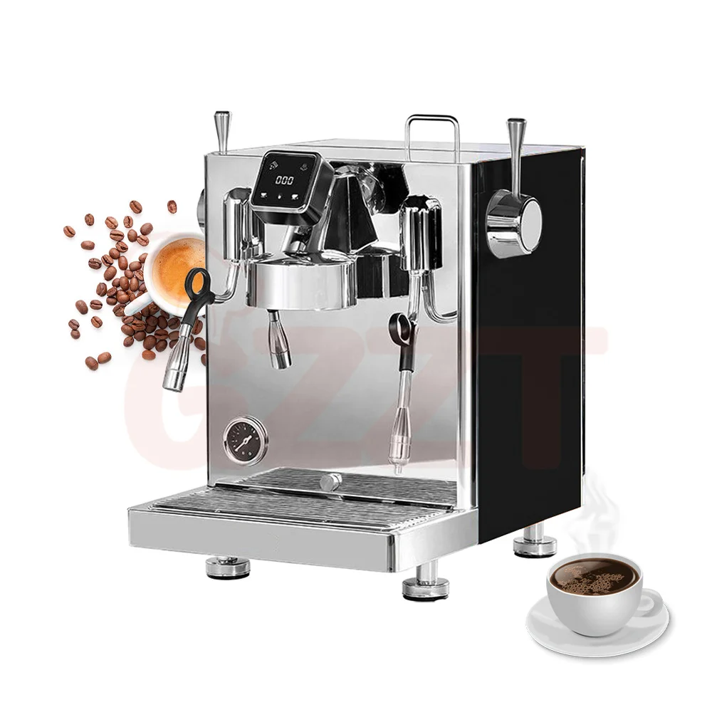 1. Commercial Dual Purpose Espresso Maker, 2.5L Water Tank Auto Water Supply Constant Temperature Milk Frothing 58MM Coffee