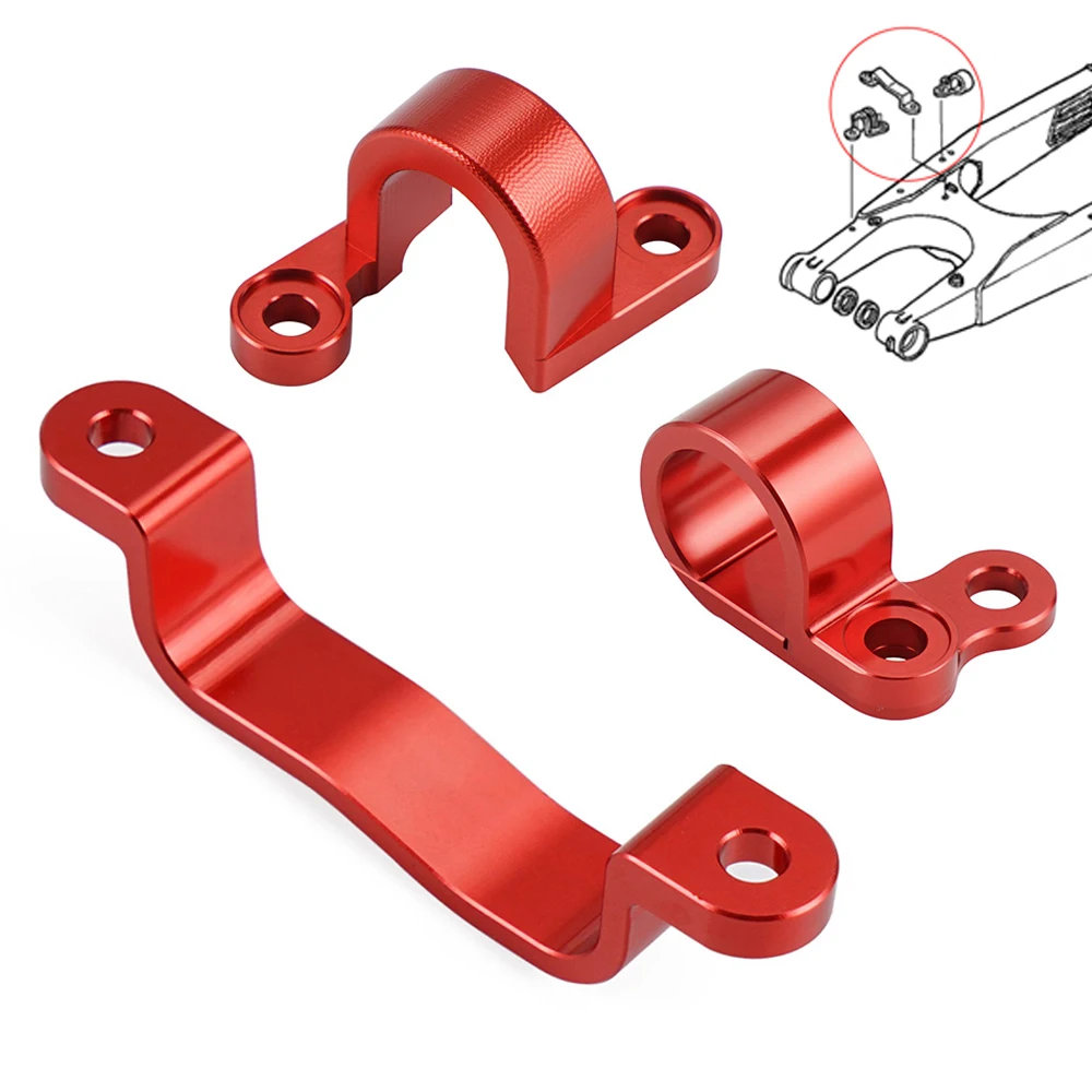 

NICECNC Brake Cable Clamp Brake Hose Line Clip for Honda CRF450R 2002-2012 CRF250R 2010-2013 CRF 450 X Motocross Accessories