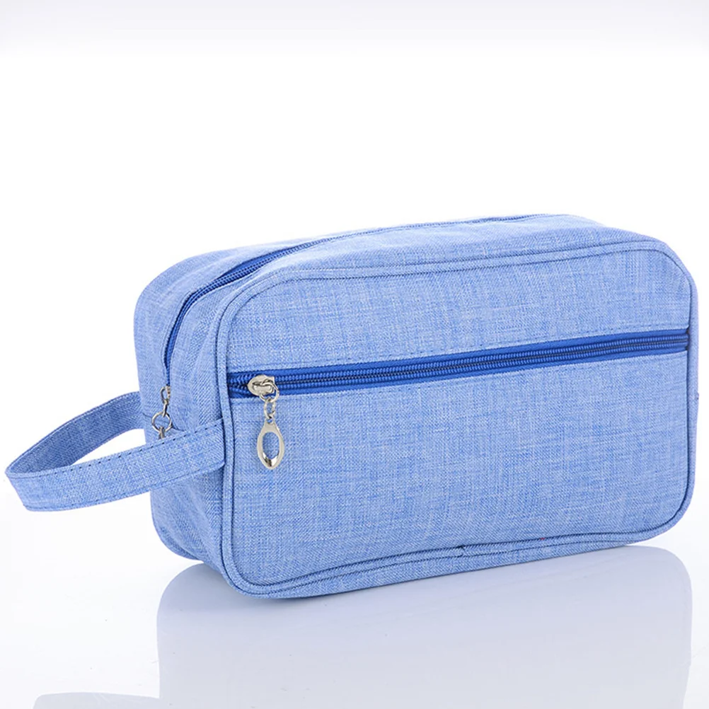 

1Pcs Waterproof Toiletry Bag Large Capacity Nylon Travel Organizer Hangable Mesh Pouches for Washing Essentials