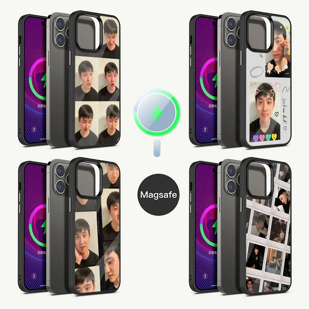 

Чехол для телефона DO K-KYUNGSOOS для iPhone 16,15,14,13,12,11, Pro, Max, Plus, Mini, Magsafe, магнитный чехол для беспроводной зарядки