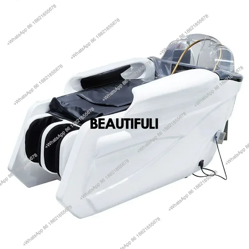 

SS NewИнтеллектуальная массажная кровать для шампуня для всего тела Парикмахерская Энергосберегающая электрическая кровать для шампуня Фумигация для лечения волос Тайский стиль