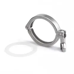 2inch Sanitary Tri Clamp Clamps Clover For Ferrule,Middle Type Ferrule Flange,Sanitary Fitting for Home Brewing,SS304