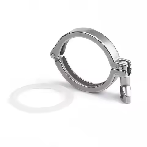 1.5inch Sanitary Tri Clamp Clamps Clover For Ferrule,Middle Type Ferrule Flange,Sanitary Fitting for Home Brewing,SS304