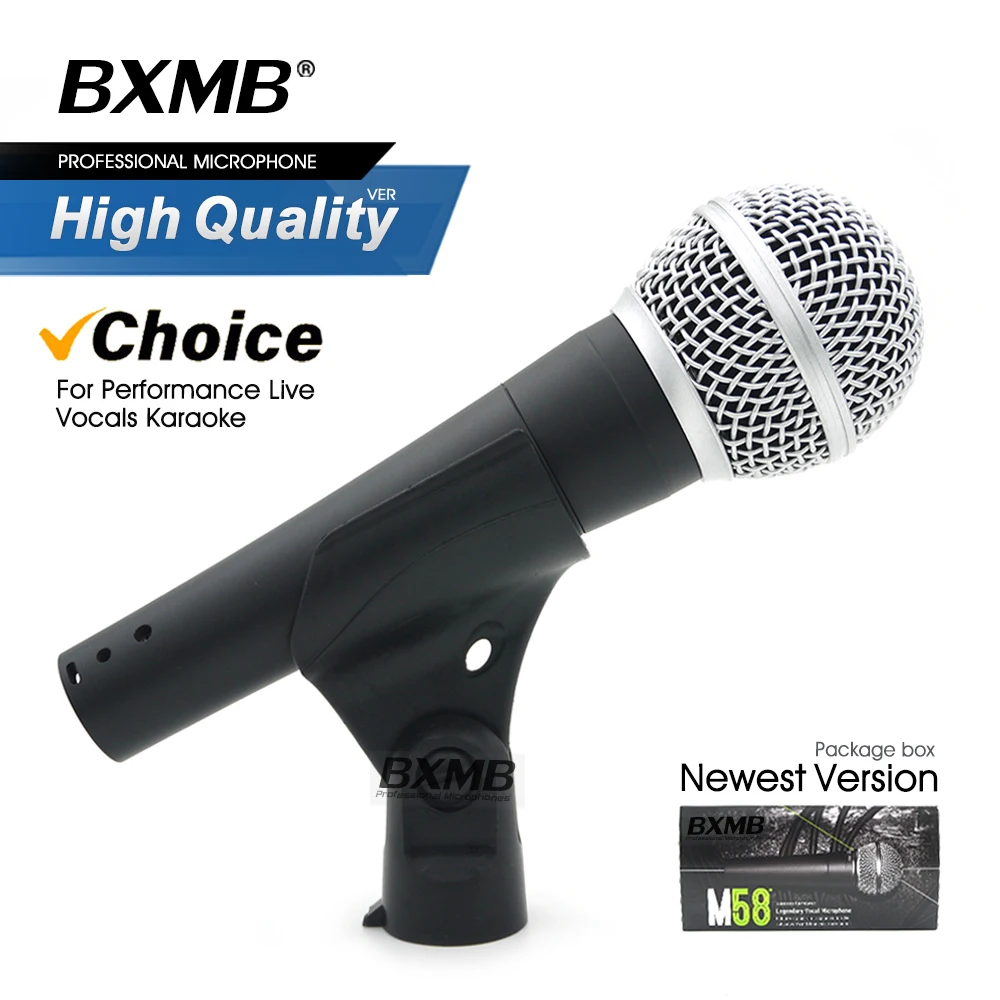 

High Quality Professional Cardioid Dynamic Metal SM58LC Wired Microphone SM58S with ON/OFF Switch For Karaoke Live Vocal Stage