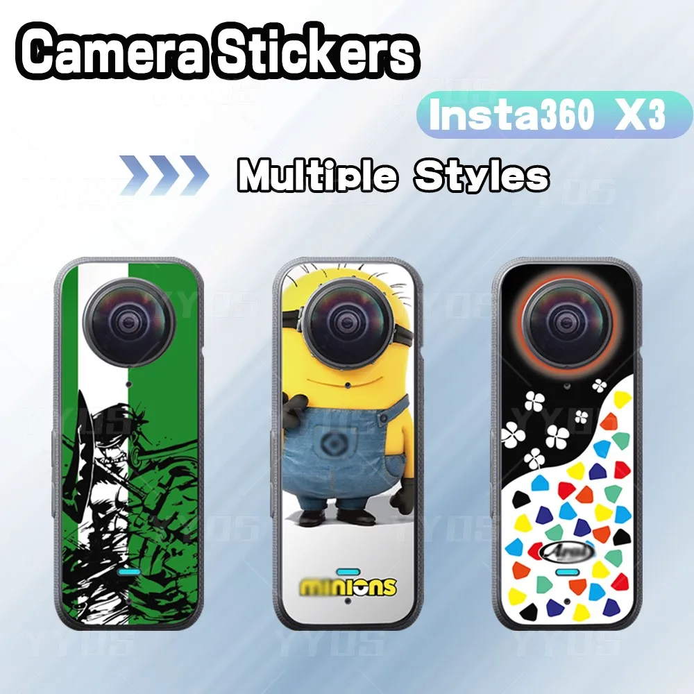 Panoramic Action Camera Accessorie Protective Films Scratch-Resistant Waterproofing 3M Decals For Insta360X3 insta360x3  Sticker