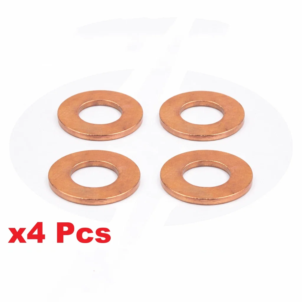 4PCS  Diesel Injector Seals / Fuel Injector Washers For Vauxhall CDTI Car Diesel Injector Sealing Accessories New