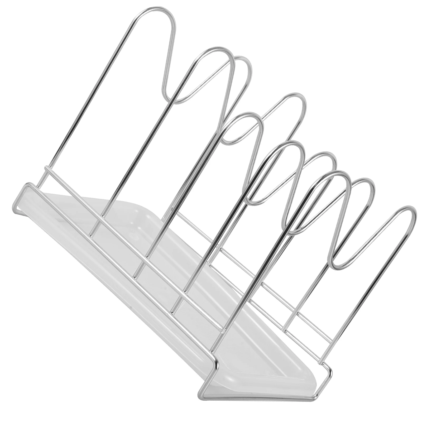 

Stainless Steel Board Rack 4 Pot Lid ganizer Drip Tray Kitchen Cutting Board ganizer Storage Solution
