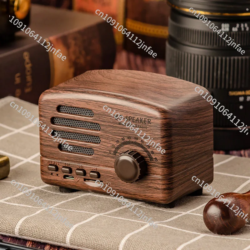 Bluetooth speaker mini card radio wireless retro small stereo outdoor portable mini small stereo