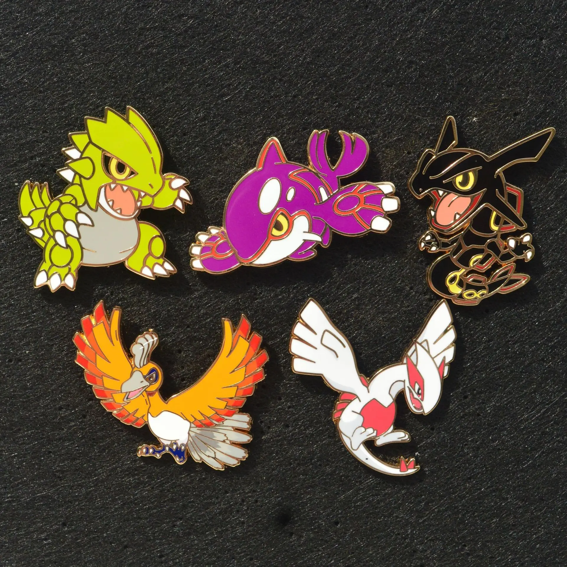 Anime Legend Monster Pins Japanese Game Badges Manga Pendant Metal Brooches for Bag Backpack Clothing Lapel ACG Cosplay Toy Gift